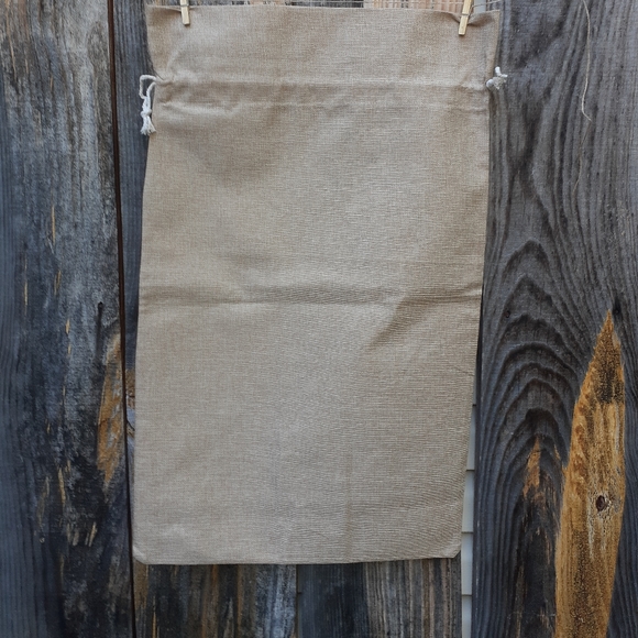 Burlap Purple Haze Drawstring Bag - Picture 3 of 3